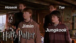 BTS as Harry Potter characters