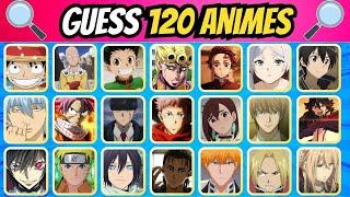 GUESS THE ANIME BY ITS PROTAGONIST  | 120 Characters 120 Animes #animequiz