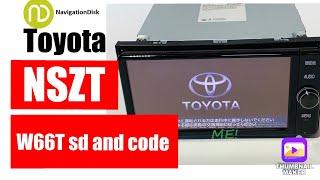 TOYOTA NSZT-W66T,W64T,Y64T,Y66T,Y68T SD card and ERC with  HDMI USB CABLE AVAILABLE