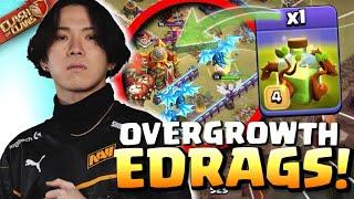 Klaus RISKS war on INSANE OVERGROWTH EDRAG attack in $30,000 Tournament! Clash of Clans