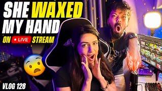 @SHARKSHE WAXED ME ON LIVE STREAM | VLOG 128