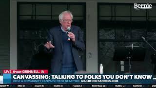 Bernie 2020 Canvass Launch in Grinnell, Iowa