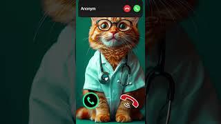 cat is calling::::#cat #cutecat #funny #animals #gato #aiart #youtubeshorts #trendingshorts