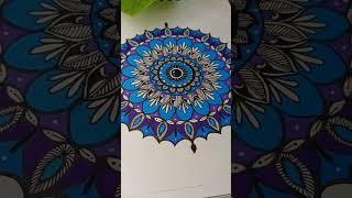 Mandala Art #mandala #youtubeshorts #shortvideo #diy #artandcraft #art #shorts #youtube #youtuber