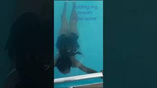 holding breath  underwater