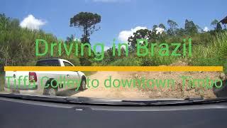 Driving Brazil Timbo. Tifa Colley to Timbo city center