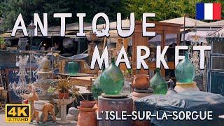 L'Isle-sur-la-Sorgue France: French Villages Tour - The most beautiful villages in France - 4k video