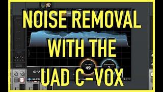 Remove the Noise from a Voiceover? Does the C-Vox Plug In Work?