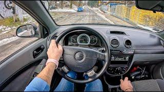 2007 Chevrolet Lacetti [1.4 i 16V 95HP] |0-100| POV Test Drive #1605 Joe Black