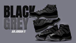 2025 AIR JORDAN 11 "BLACK GREY"