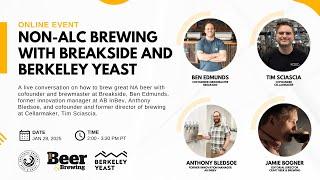 Non-Alc Brewing with Breakside + Berkeley Yeast