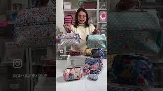 Zakka Workshop bag and purse pattern & kit samples with Tilda Jubilee fabrics!