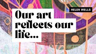 Art idea: how our art reflects who we are and our experiences and fascinations...