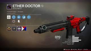 Destiny 2 Forsaken Auto Rifle "Ether Doctor"