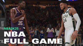 MILWAUKEE BUCKS vs PHOENIX SUNS  GAMEPLAY PS5 { 4K ULTRA HD }