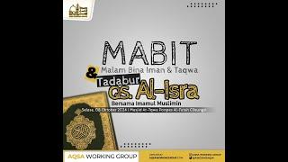 Mabit dan Tadabbur Al-Qurán Surat Al Isra | Imaamul Muslimin