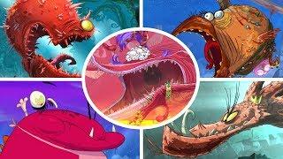 Rayman Origins - All Bosses  (No Damage)