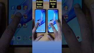 Redmi Note 12 vs Redmi Note 10 Pro Speed Test Comparison | #shorts