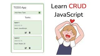 Learn CRUD Operations in JavaScript by building TODO APP || JS