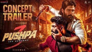 Pushpa 2:The Rule | Official Trailer (Hindi) | Allu Arjun | Rashmika | Fahadh | Sukumar | Concept