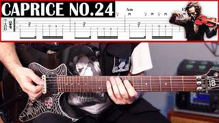 CAPRICE NO. 24 (Paganini) Guitar Lesson | With Tabs