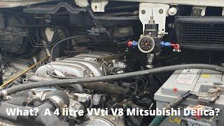 1uz-fe VVti Mitsubishi Delica L400 van 4x4 engine swap wiring. Part 2