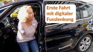 Fusslenkung im Auto auch für Menschen mit Contergan Schädigung