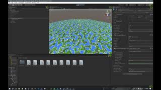 Current progress with terrain generation in Unity