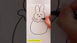 Cute Rabbit  drawing  || ATHRAV PATHAK STUDIO  #trending #athravpathakstudio #drawing #art