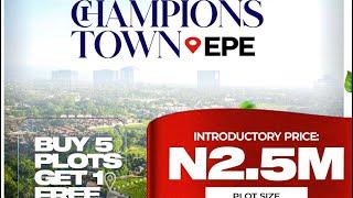 AFFORDABLE LAND FOR SALE IN EPE, CHAMPIONS TOWN IGBODU EPE