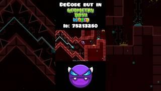 DeCode but in GD World be like  #geometrydash #trending #robtop #feedshorts #fyp