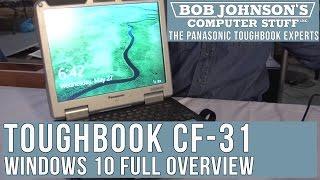 Windows 10 OS Full Overview on a #Panasonic #Toughbook #CF-31