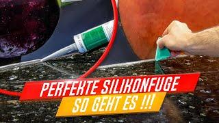 Silikonfugen richtig ziehen, Silikonfugen erneuern, Tutorial für Anfänger und Fortgeschrittene