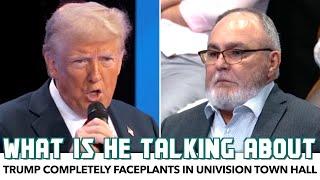 Trump Completely FACEPLANTS In Univision Town Hall