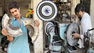 How Amazingly Repaired A Broken Truck Flywheel By Pakistani Mechanics