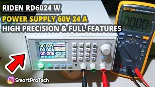 RIDEN RD6024 W Power Supply 60V 24A | High Precision & Full Features!