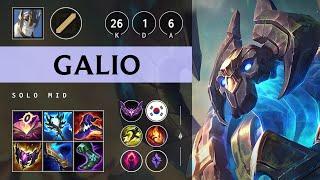 Galio Mid vs Yone - KR Master Patch 25.05