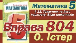 Істер Вправа 804. Математика 5 клас