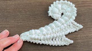 Объемный завиток. Ирландское кружево. #crochet #мк #tutorial #diy #craft #handmade #оксиэлемент