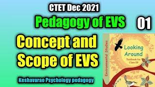 #CTET#Pedagogy of EVS#Concept and Scope#ofEVS#Keshavarao#Psychology#Pedagogy #