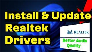 How to Install and Update Realtek Driver on Windows 10 & 11 - Full Guide