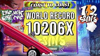 East Coast vs West Coast (Nolimit City) | 2x World records: 10206x & 8056x!