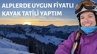 Kitzbühel Alpleri'nde uygun fiyatlı kayak tatili yaptım