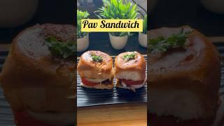 Pav Sandwich Recipe  | Mumbai street style pav sandwich #shorts #shortaday #yt #trending