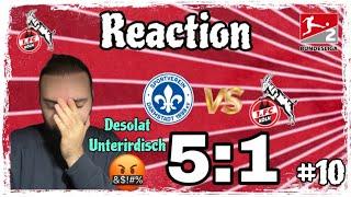 1.FC Köln blamiert sich mit 1:5 in Darmstadt! Katastrophale Defensive.. ich bin sprachlos #Reaction