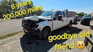 So I crashed my Ford super duty f250 !