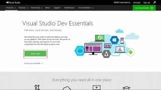 Microsoft® Visual Studio® Dev Essentials + Syncfusion