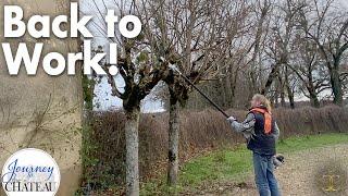 Back to Work! Our DIY Winter Preparations at the Chateau