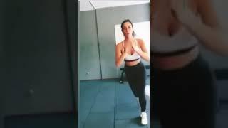 Demet Özdemir's exercise routine ️‍️‍️