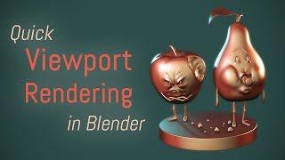 Quick Viewport Rendering in Blender (Tutorial EN)